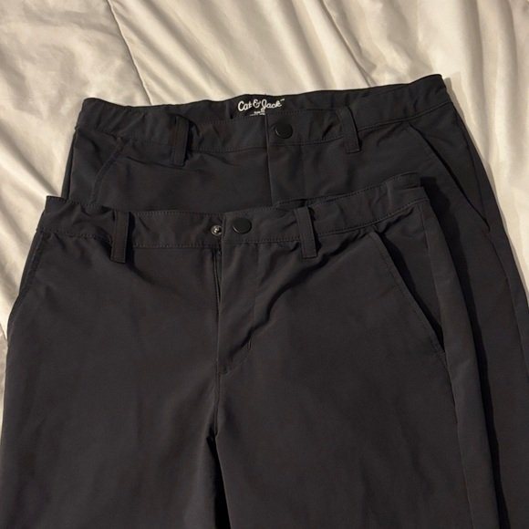 2 pairs - Black Uniform pants -size 16- Cat and Jack - Picture 2 of 5